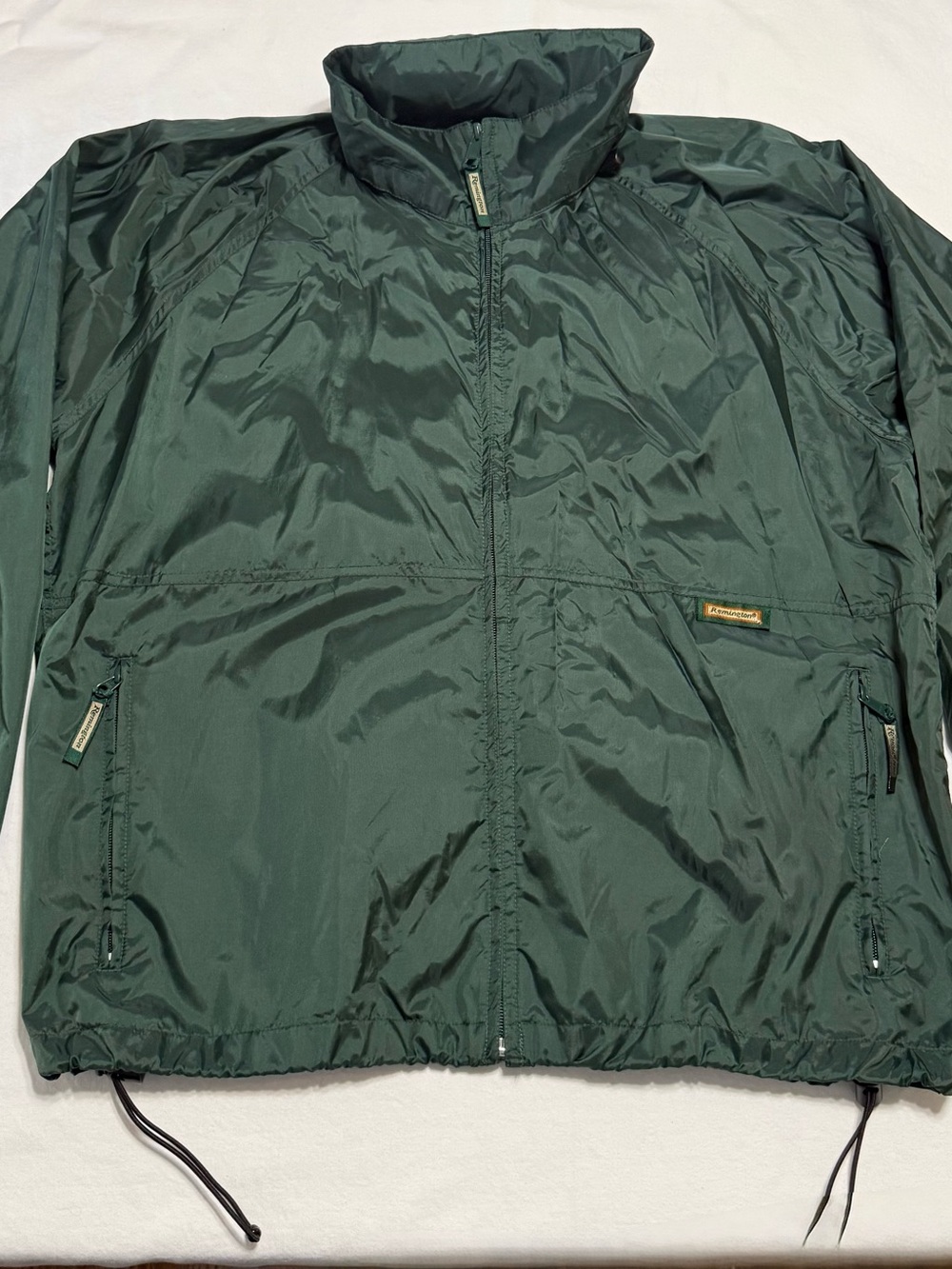 Remington Dark Green Men's Lightweight Rain Jacket